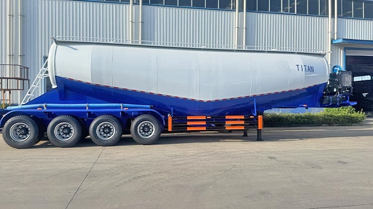 4 Axle Cement Bulker Price Transporters for Sale in Dominican