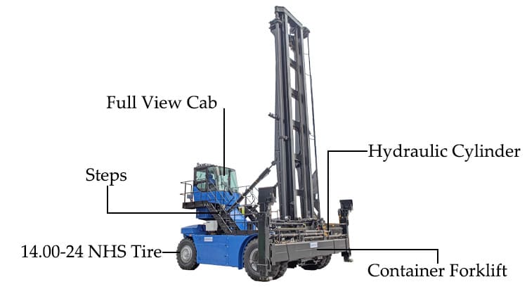 Xcmg Container Forklift for Sale Price in Argentina