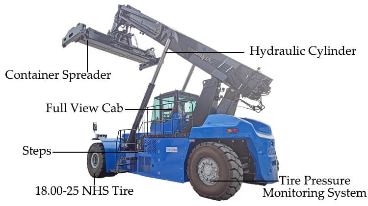 45 Ton Reach Stacker Price for Sale in Mali