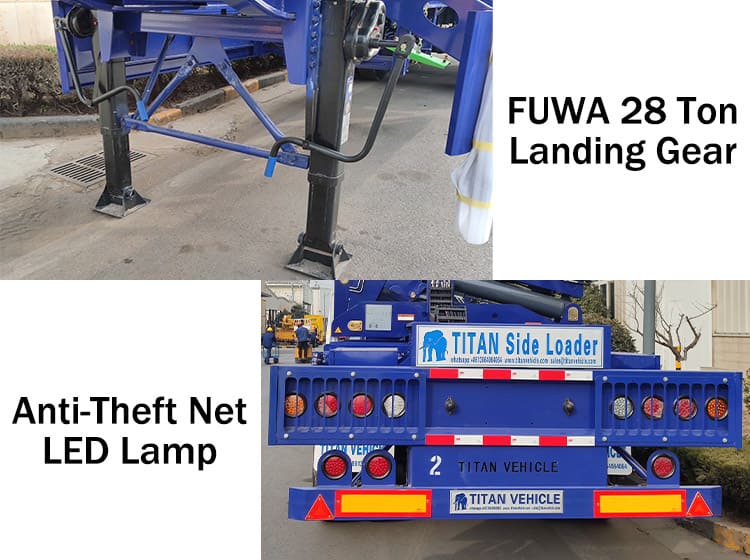 China 40Ft Container Side Loader for Sale in Papua New Papua New Guinea