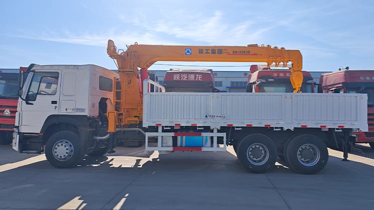 Telescopic Boom Truck Mounted Crane Price for Sale in Tanzania