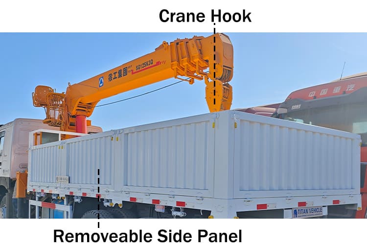 Telescopic Boom Truck Mounted Crane Price for Sale in Tanzania