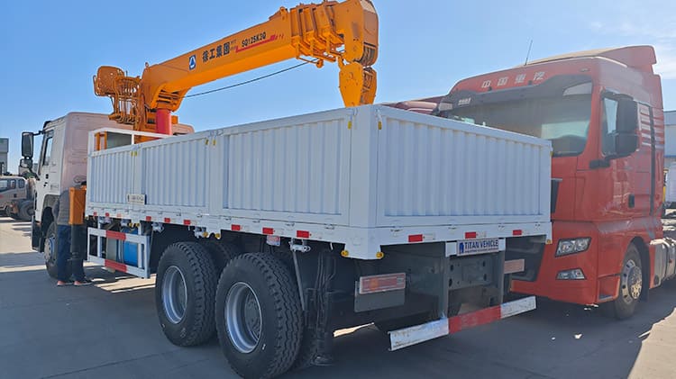 Telescopic Boom Truck Mounted Crane Price for Sale in Tanzania