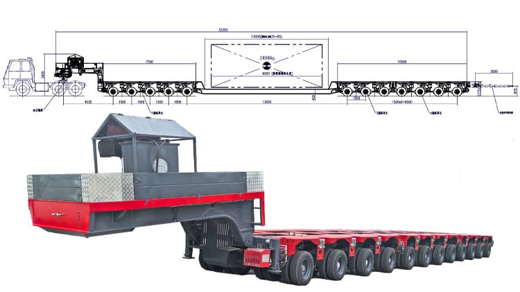 Nicolas Multi Axle Modular Trailer for Sale in Saudi Arabia