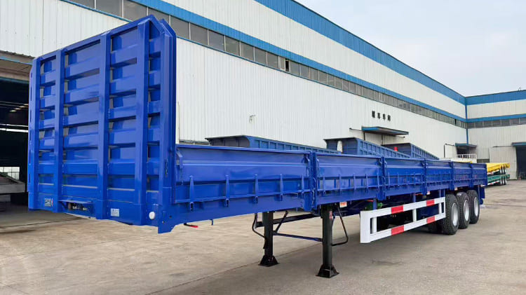 Sidewall Bulk Cargo Semi Trailer for Sale in Zambia