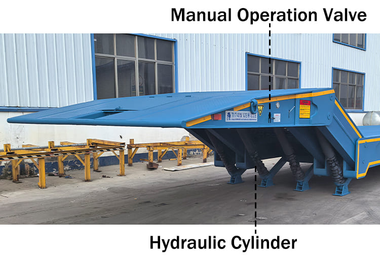 Folding Hydraulic Gooseneck Trailer for Sale in Angola