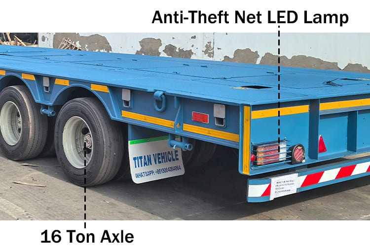 Folding Hydraulic Gooseneck Trailer for Sale in Angola