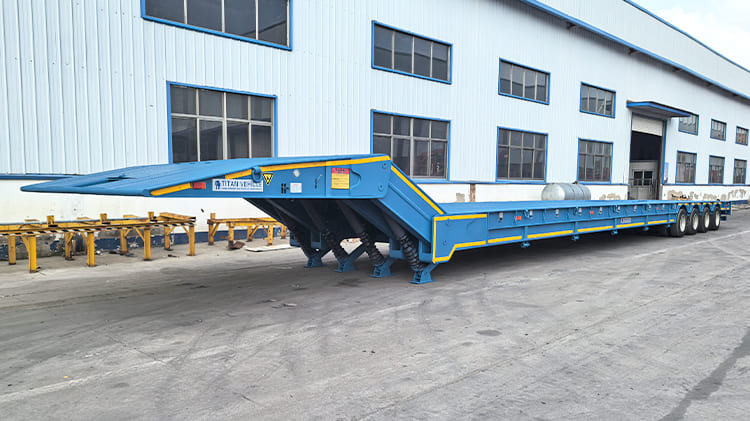 Folding Hydraulic Gooseneck Trailer for Sale in Angola