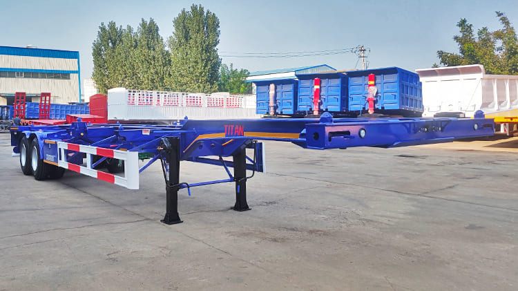 40Ft Gooseneck Skeletal Trailer for Sale in Uruguay