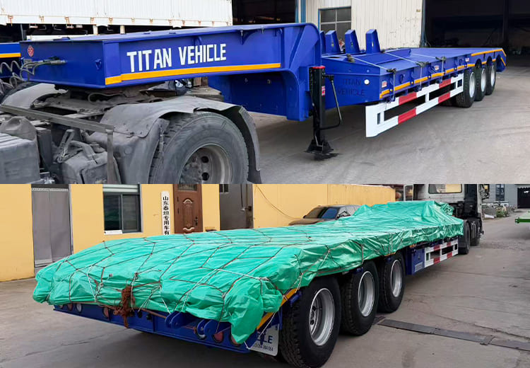3 Axle Semi Low Bed Trailer for Sale in Togo