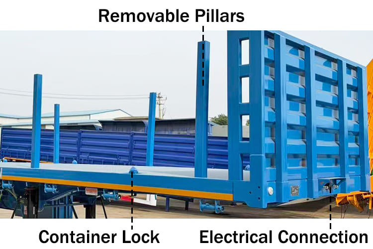 2 Axle 40 Ft Flatbed Trailer for Sale in Philippines