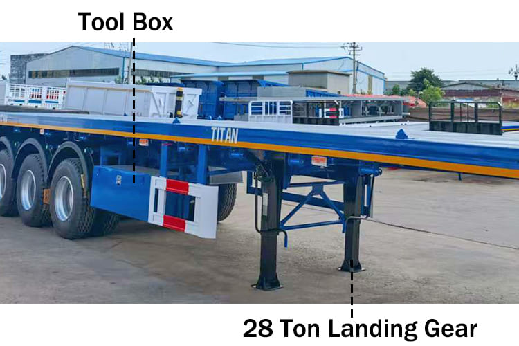 48 Ft Flatbed Trailer for Sale Near Me in Côte d'Ivoire