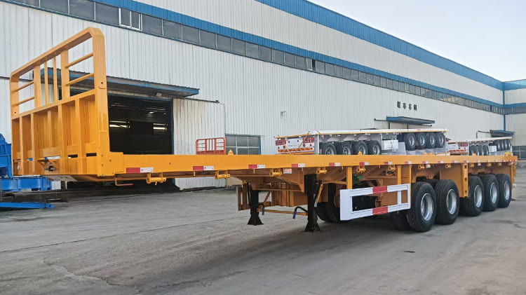 5 Axle Flatbed Semi Trailer for Sale Manufacturers in Malawi