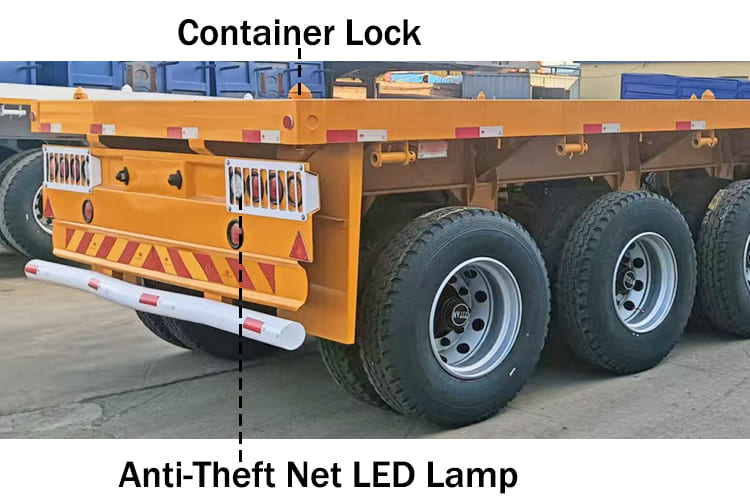 5 Axle Flatbed Semi Trailer for Sale Manufacturers in Malawi