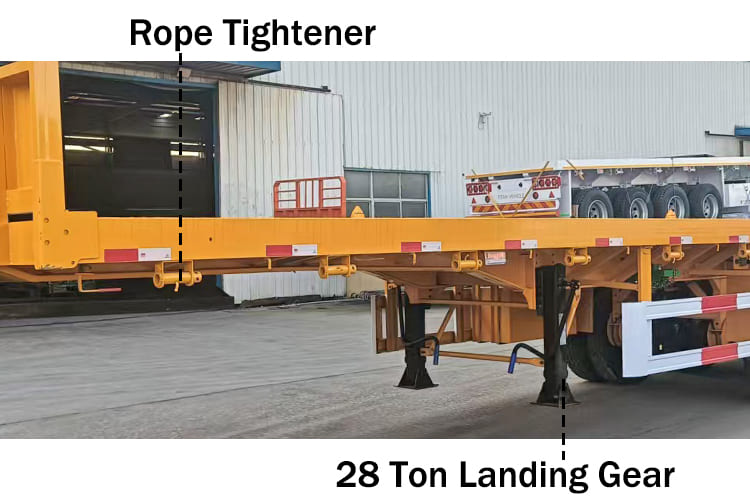5 Axle Flatbed Semi Trailer for Sale Manufacturers in Malawi