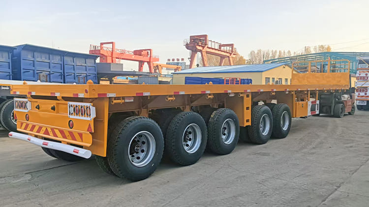 5 Axle Flatbed Semi Trailer for Sale Manufacturers in Malawi