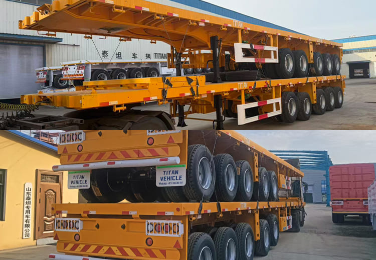 5 Axle Flatbed Semi Trailer for Sale Manufacturers in Malawi