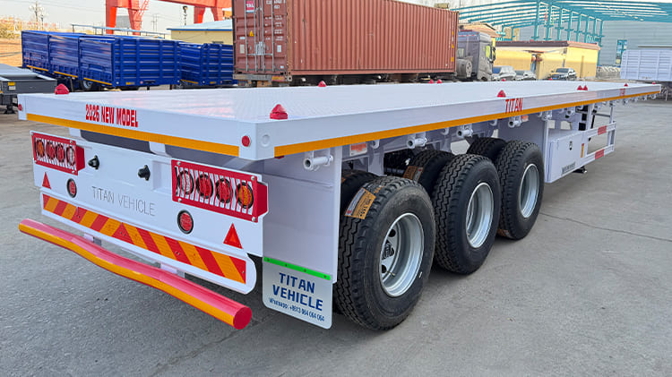 2026 New 40 Ft Flatbed Trailers for Sale in Tanzania