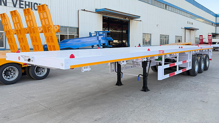 2026 New 40 Ft Flatbed Trailers for Sale in Tanzania