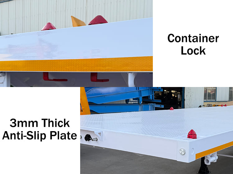 2026 New 40 Ft Flatbed Trailers for Sale in Tanzania