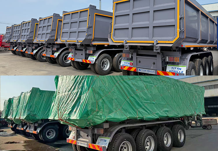 Hydraulic Tractor Tipper Trailer for Sale in Senegal