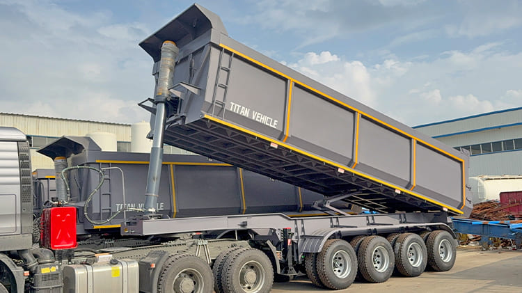 Hydraulic Tractor Tipper Trailer for Sale in Senegal