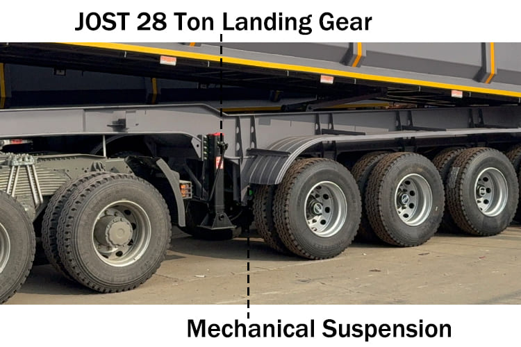 Hydraulic Tractor Tipper Trailer for Sale in Senegal