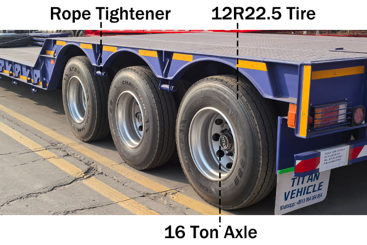 80 Ton RGN Lowboy Trailer for Sale in Nigeria