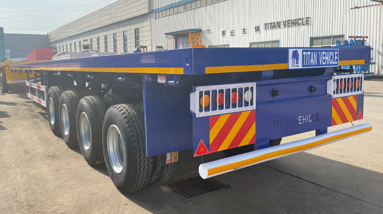 40Ft Flatbed Semi Trailers for Sale Manufacturers in Cameroon