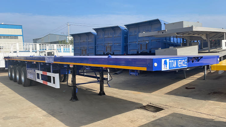 40Ft Flatbed Semi Trailers for Sale Manufacturers in Cameroon