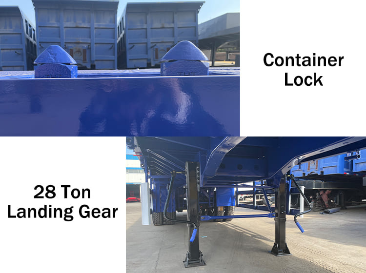40Ft Flatbed Semi Trailers for Sale Manufacturers in Cameroon