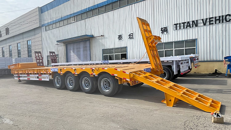 4 Axle Low Loader Trailer for Sale in Senegal