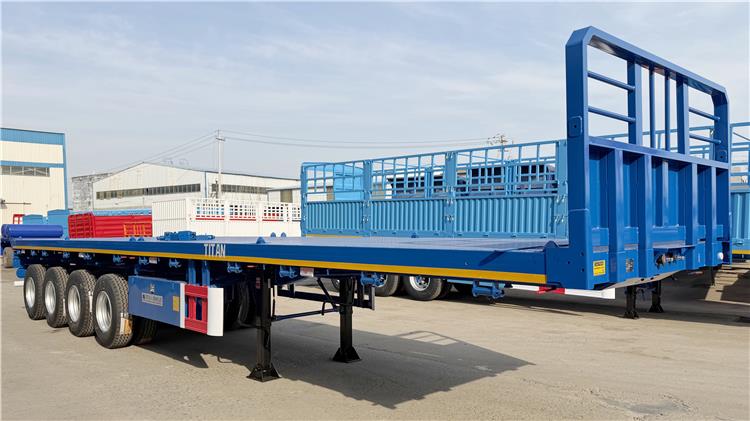 4 Axle 40 ft Flatbed Trailer for Sale Near Me Price In Guyana