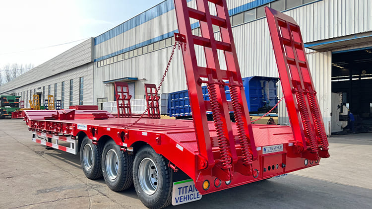 Tri Axle Low Loader Trailer for Sale in Guinea