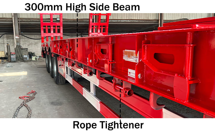 Tri Axle Low Loader Trailer for Sale in Guinea