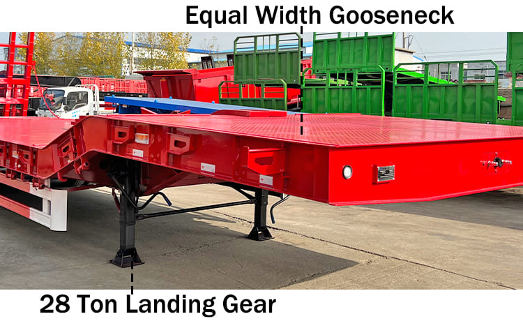 Tri Axle Low Loader Trailer for Sale in Guinea