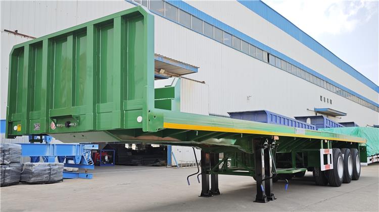 3 Axle Flatbed Platform Semi Trailer for Sale Manufactures In Zimababwe