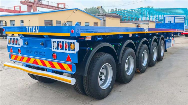 5 Axle Flatbed Truck Trailer for Sale In Saudi Arabia