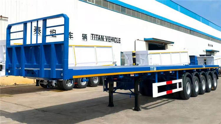 5 Axle Flatbed Truck Trailer for Sale In Saudi Arabia