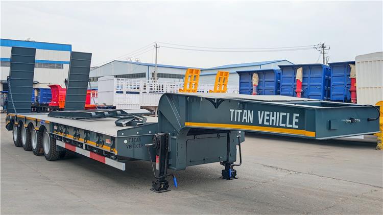 4 Axle 100 Ton Lowbed Trailer Truck for Sale In Nigeria Lagos