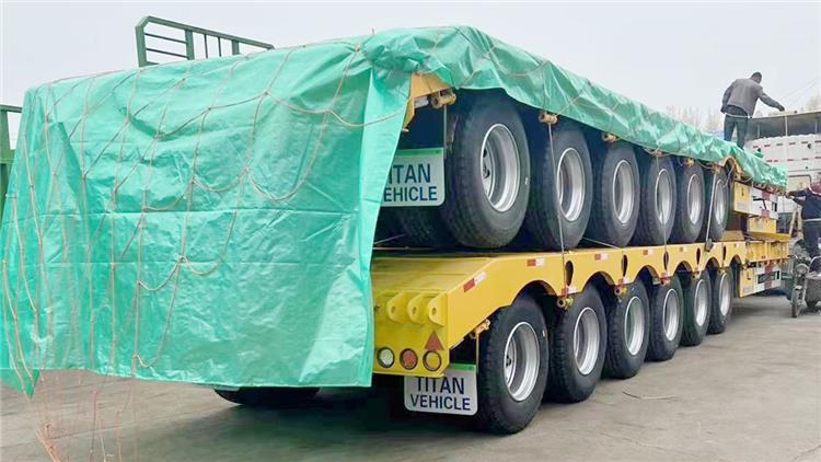 6 Axle Low Loader Drop Deck Semi Trailer for Sale In Senegal