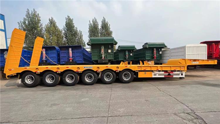 6 Axle Low Loader Drop Deck Semi Trailer for Sale In Senegal