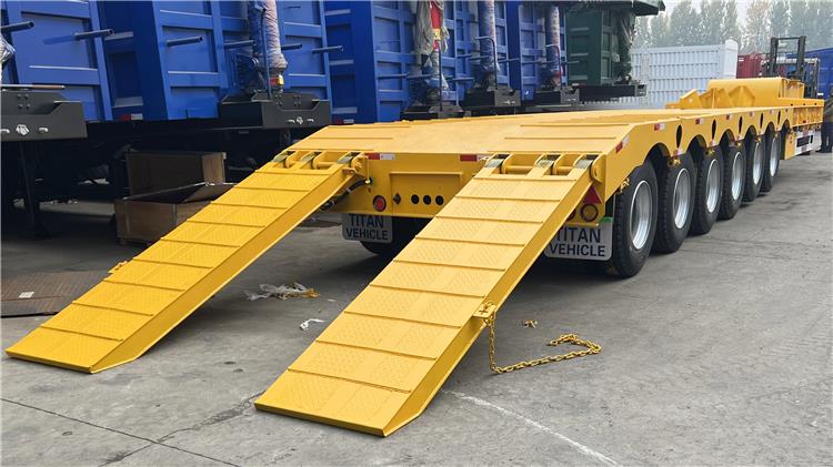 6 Axle Low Loader Drop Deck Semi Trailer for Sale In Senegal