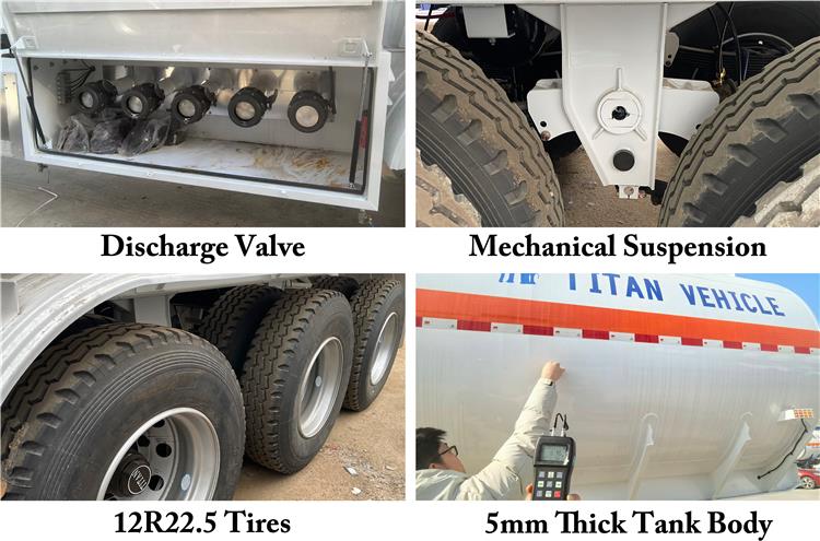 45000 Liters Fuel Tanker Trailers Price for Sale In Mali