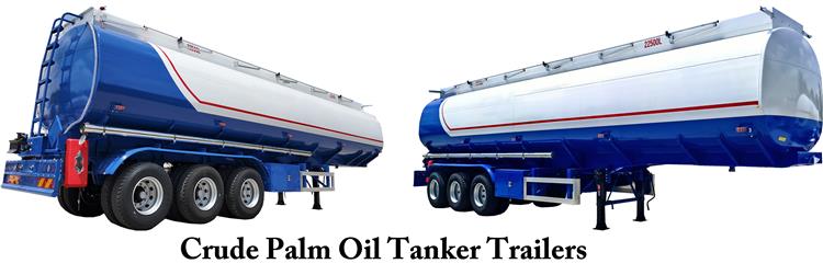 Crude Palm Oil Tanker Trailers Price For Sale In Tanzania