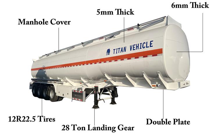 Cost Oil Tanker Semi Trailer for Sale In Zimbabwe Harare