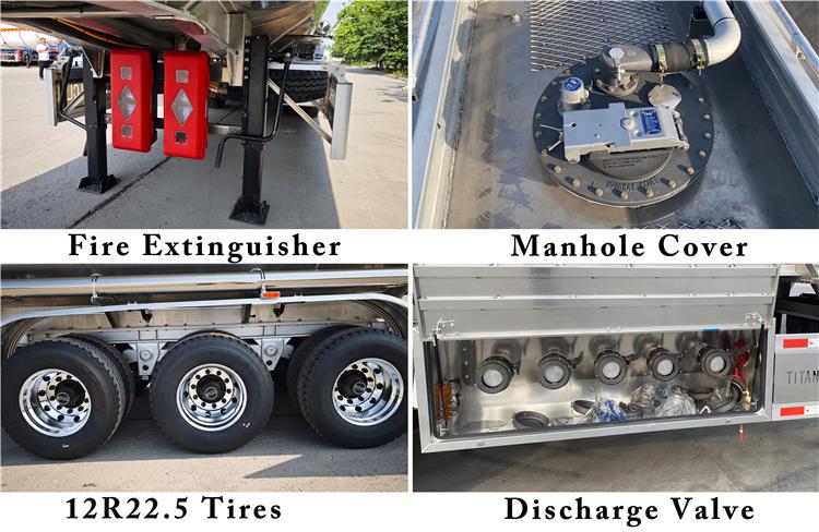 Aluminum Tanker Trailers for Sale In Tanzania