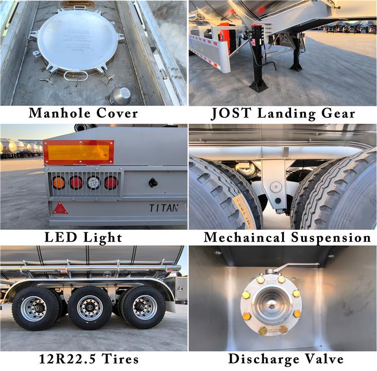 Stainless Steel Tanker Trailer for Sale In Zambia