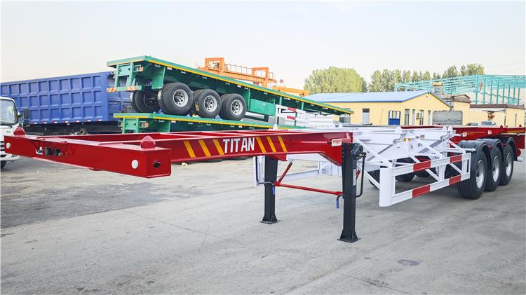 40ft Skeleton Container Semi Trailer For Sale In Jamaica