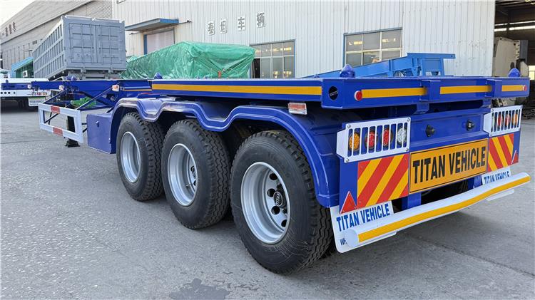 Tri Axle 12m Skeletal Trailer for Sale In Guam